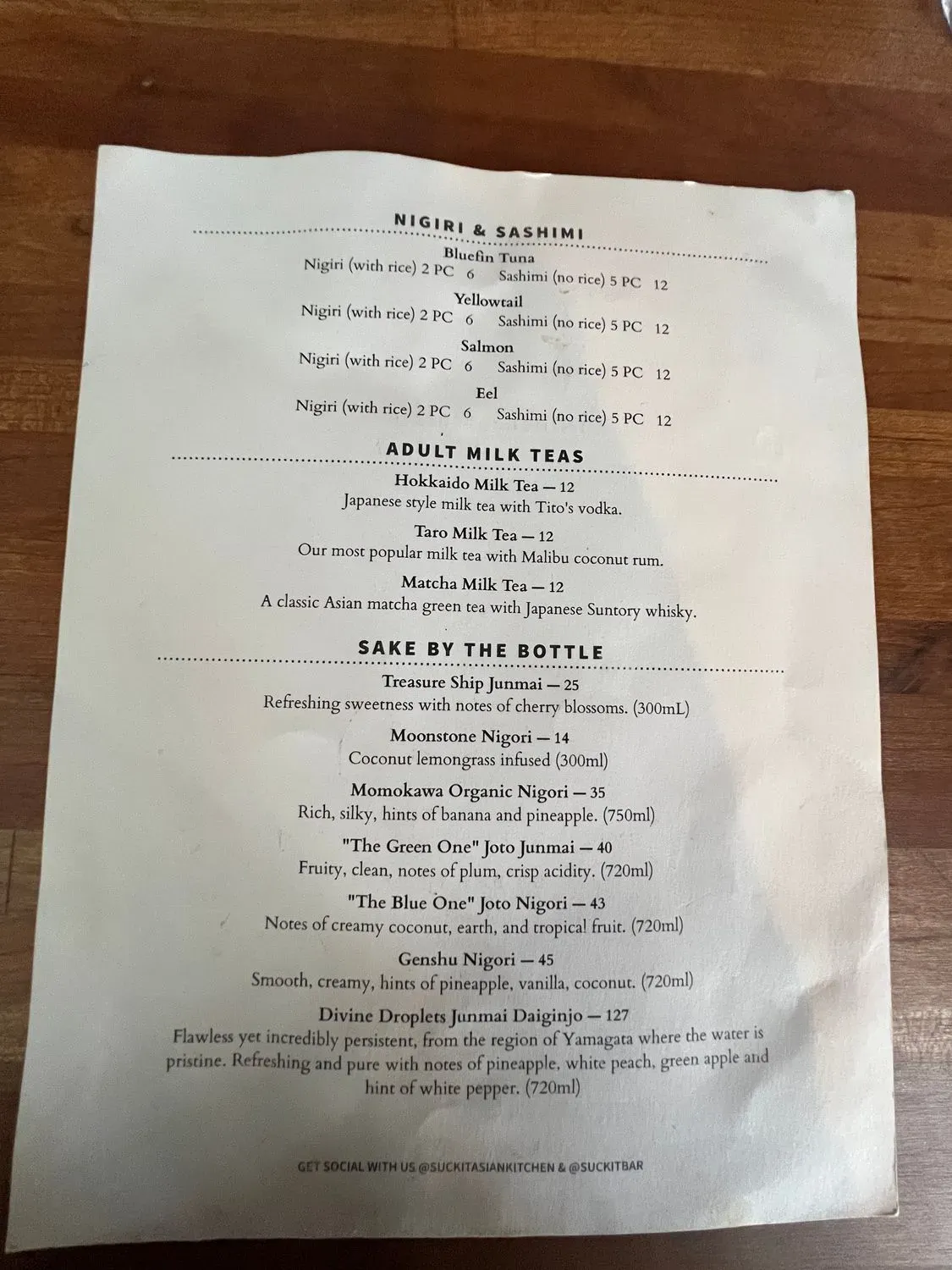 Menu 5