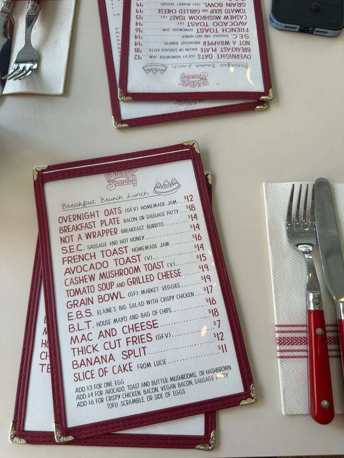 Menu 4