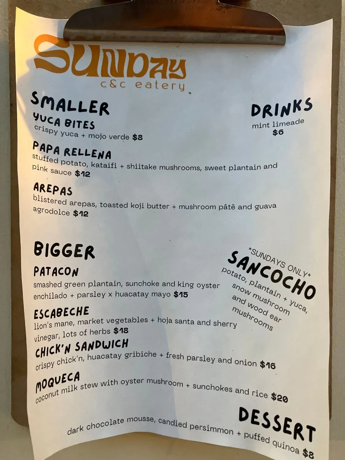 Menu 6