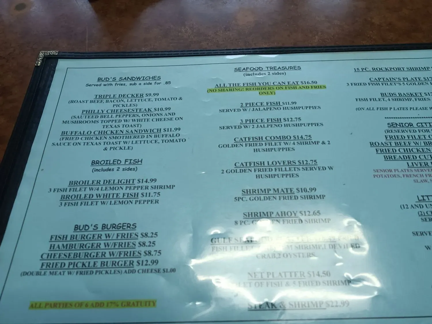 Menu 5