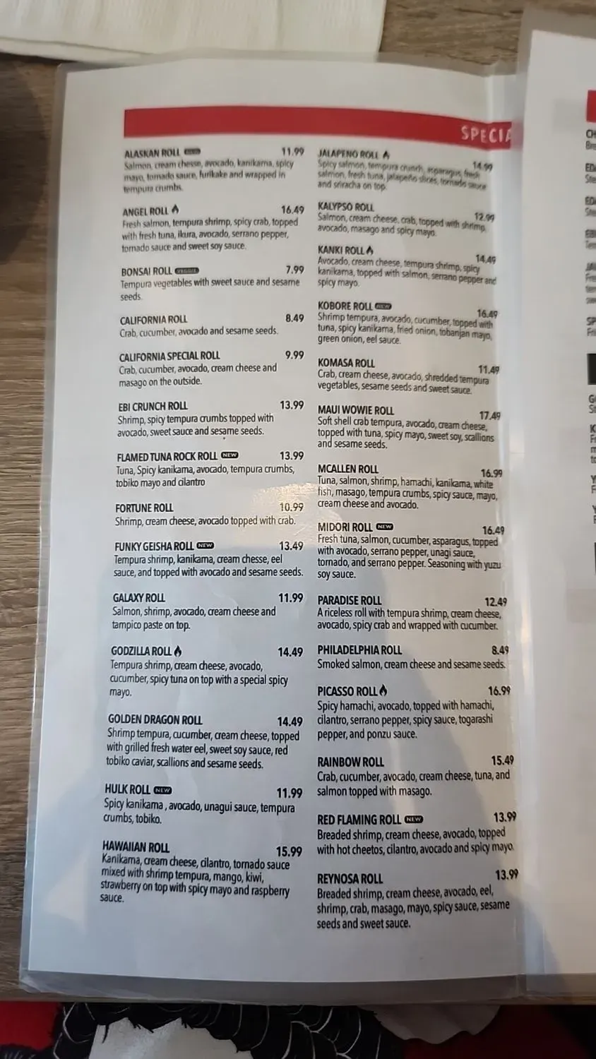 Menu 6