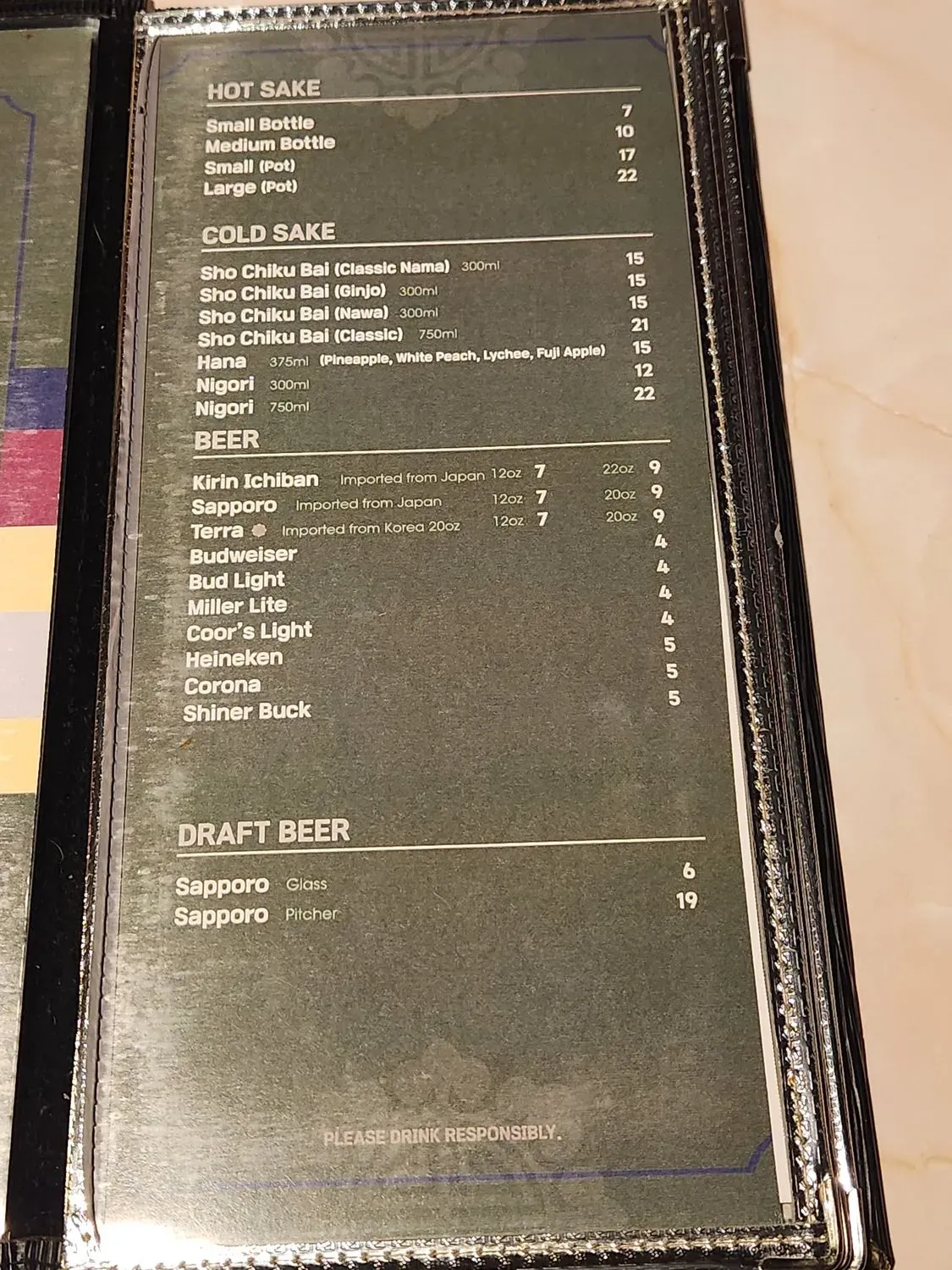 Menu 2