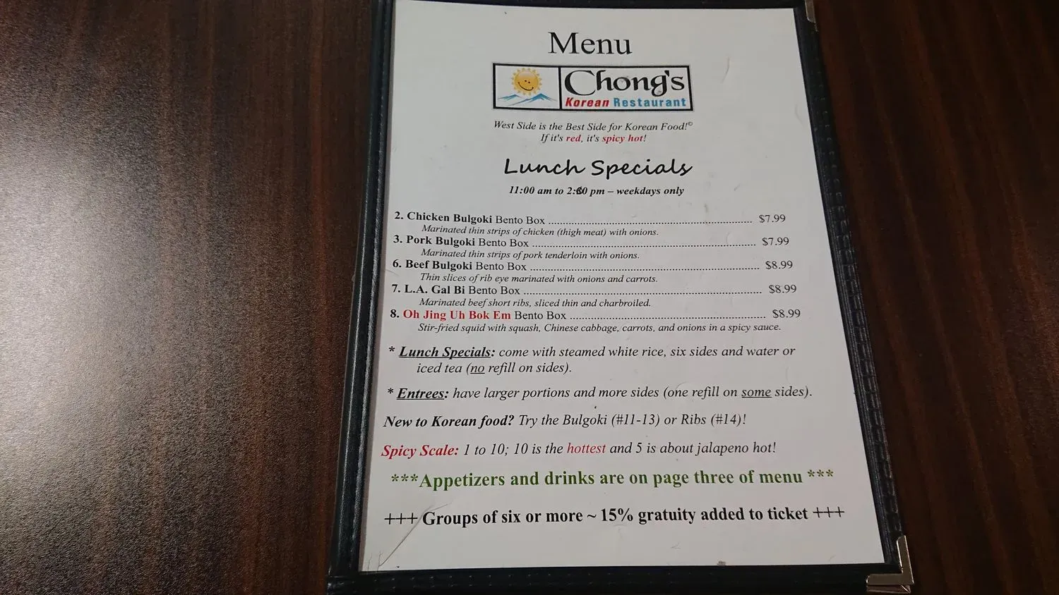 Menu 4