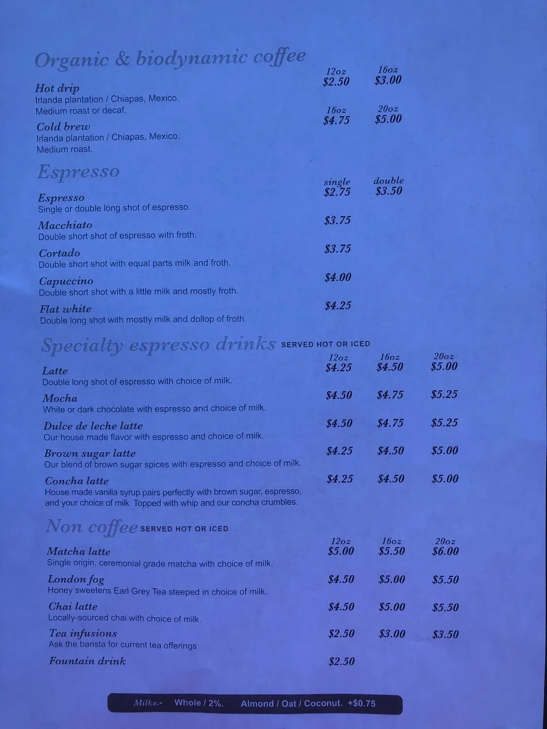 Menu 2