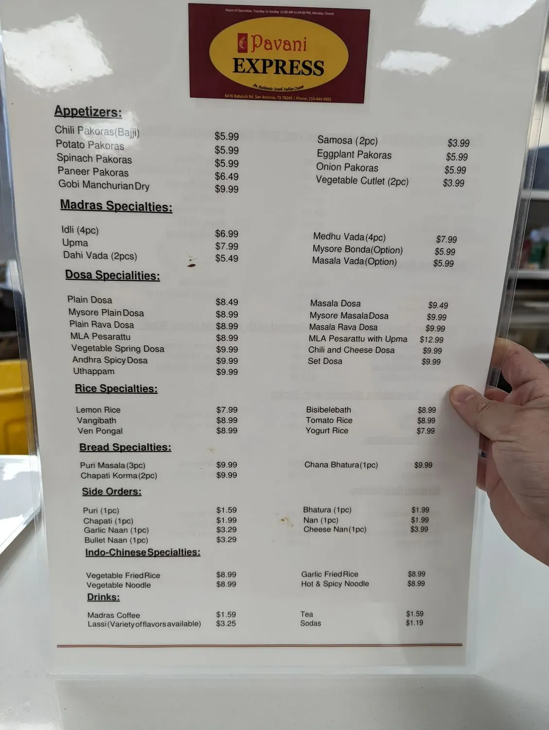 Menu 2