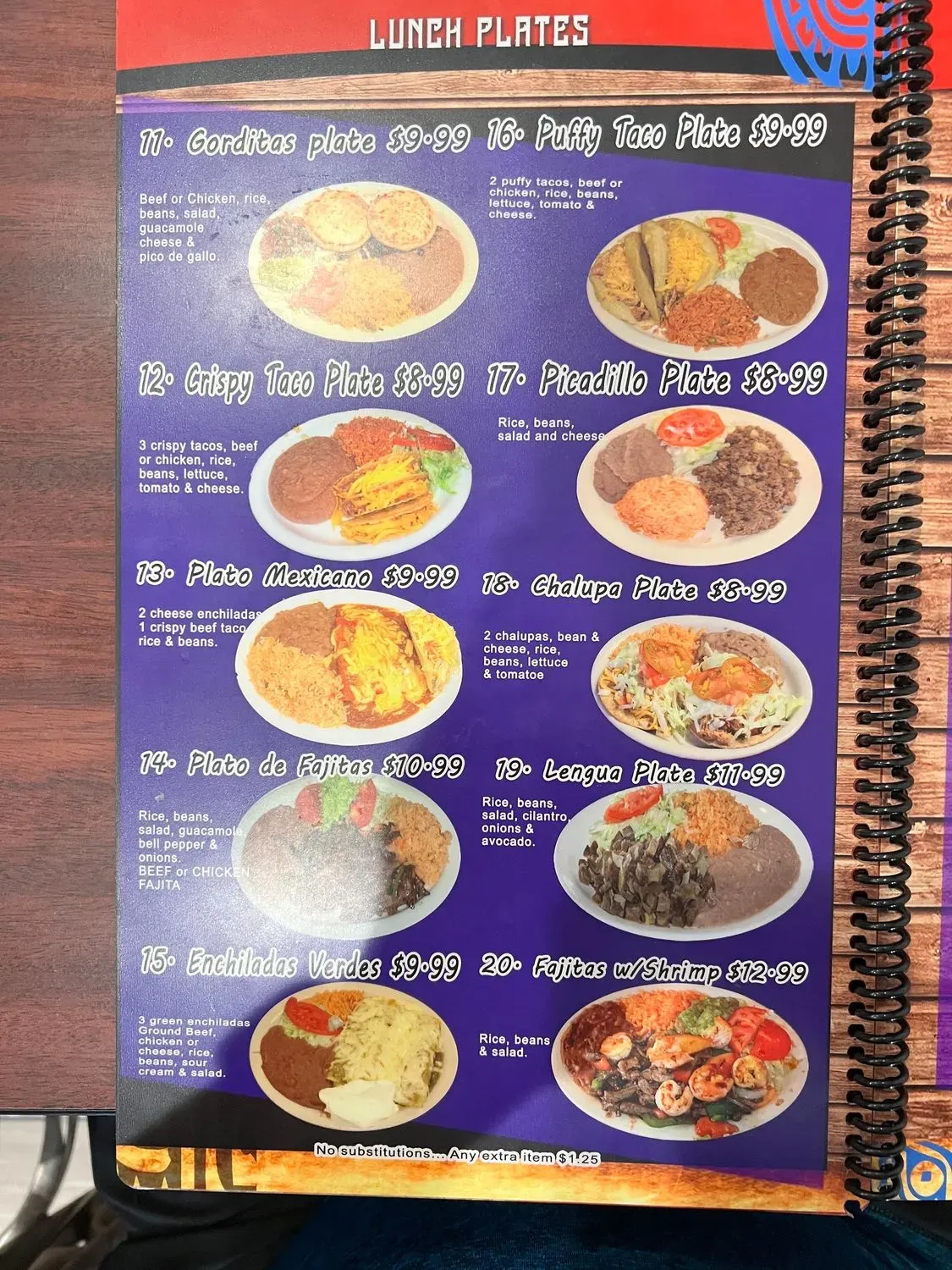 Menu 5