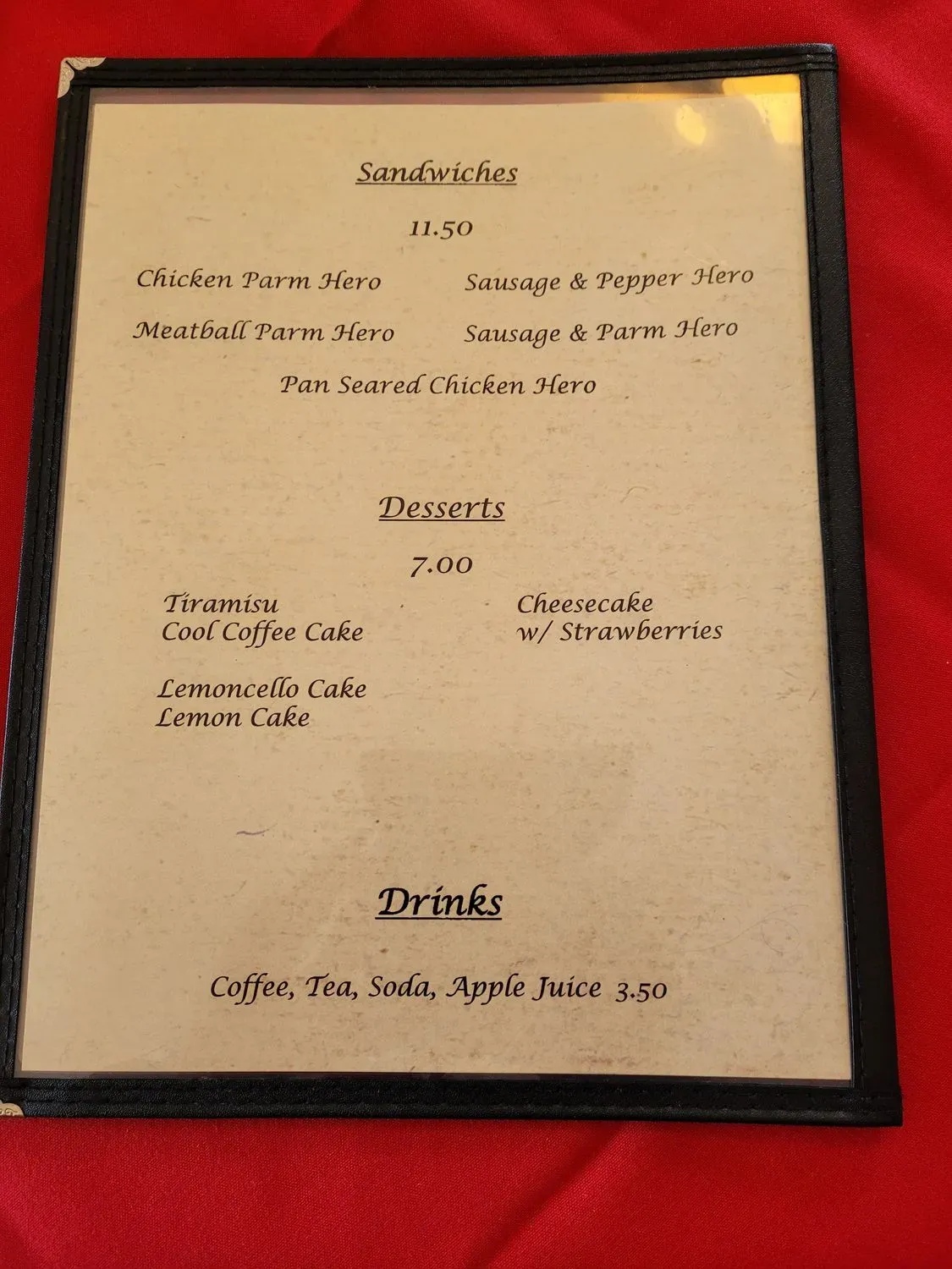 Menu 5