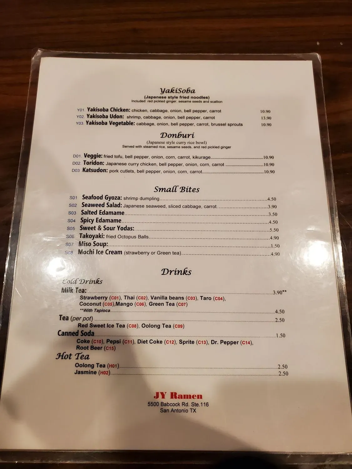 Menu 4