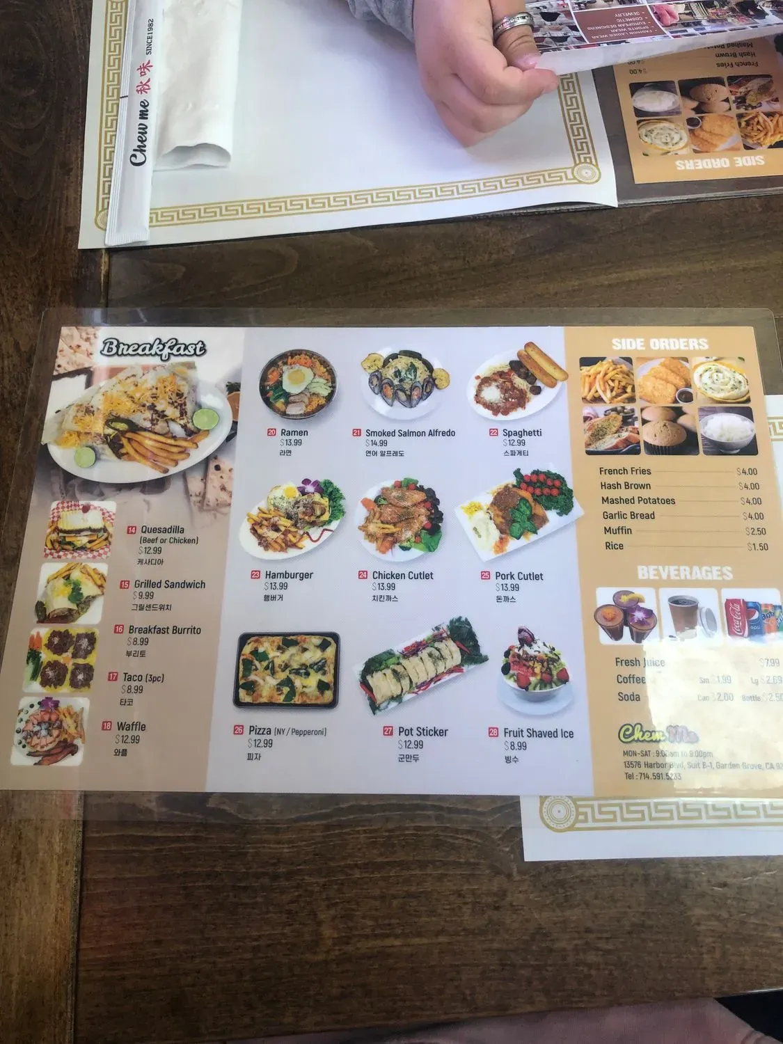 Menu 6