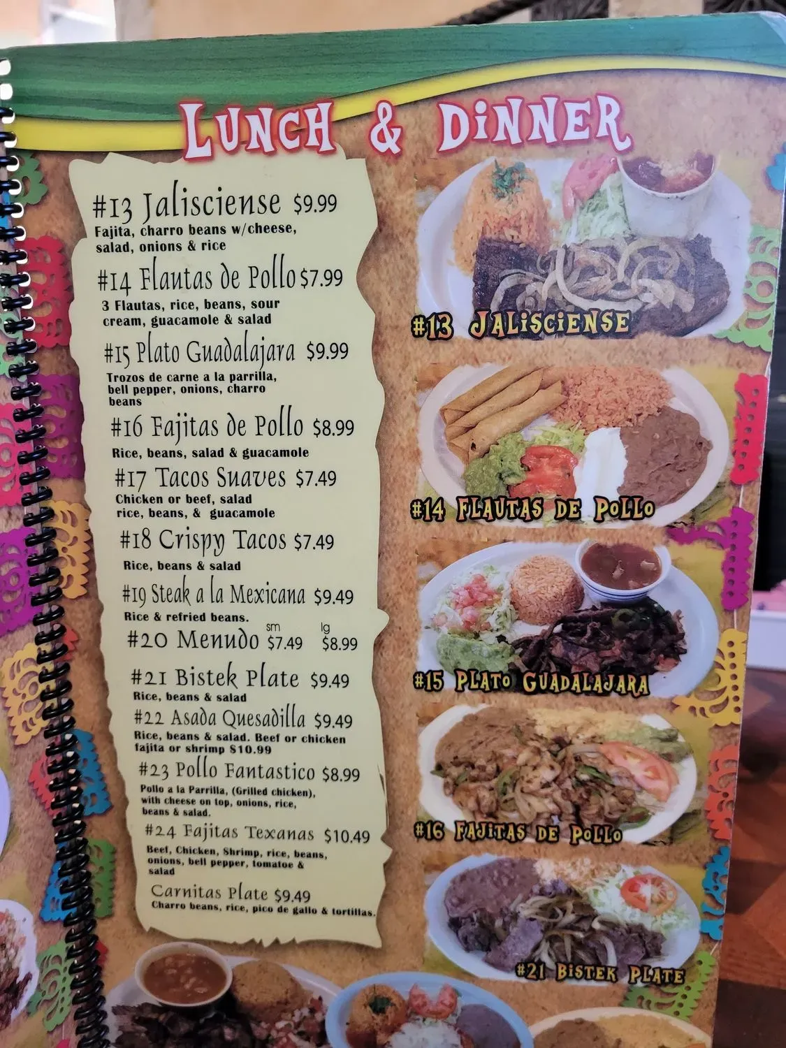 Menu 6