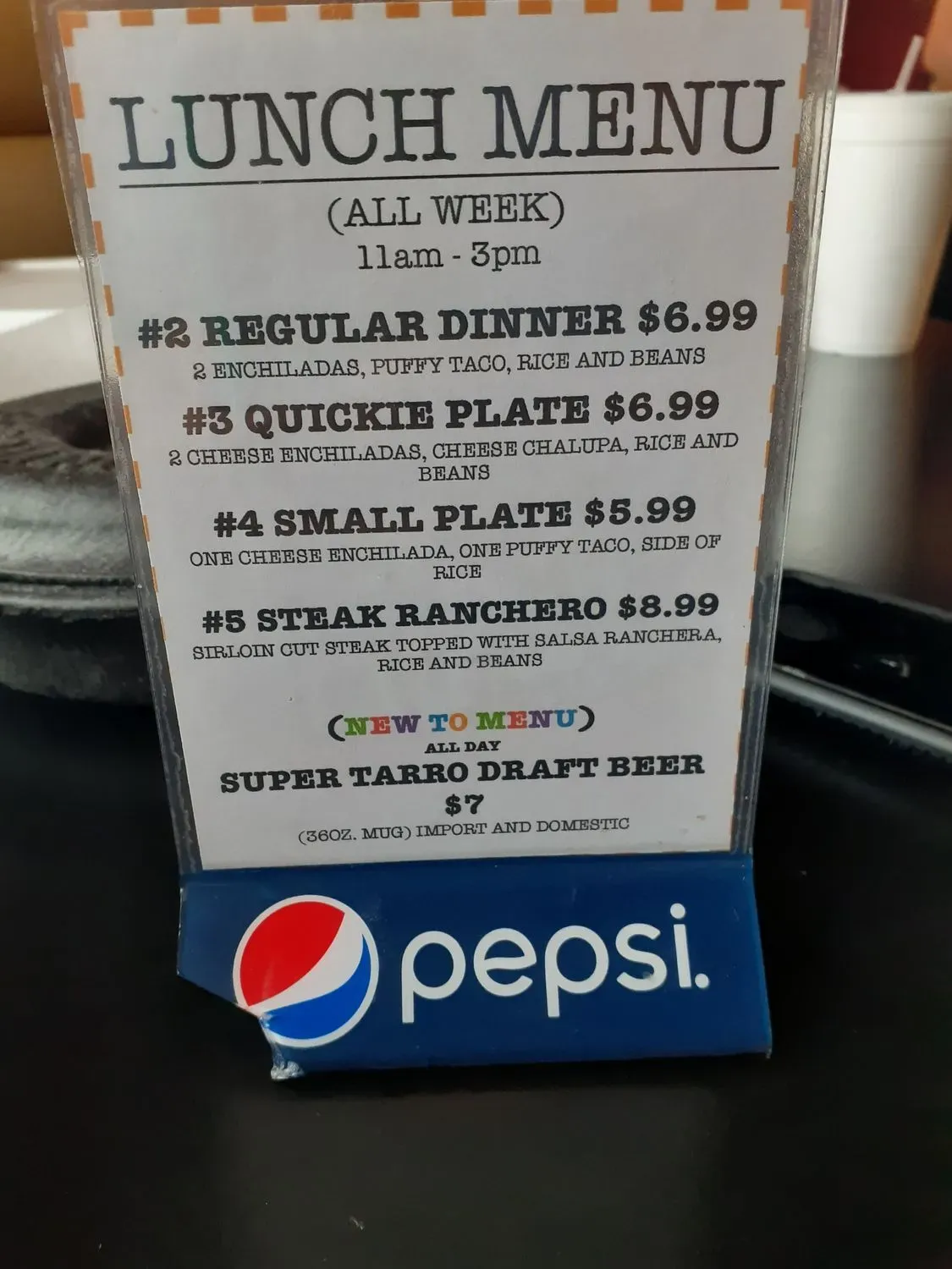 Menu 5