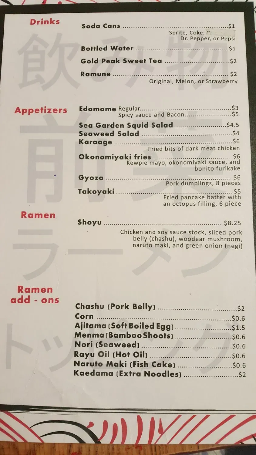 Menu 6