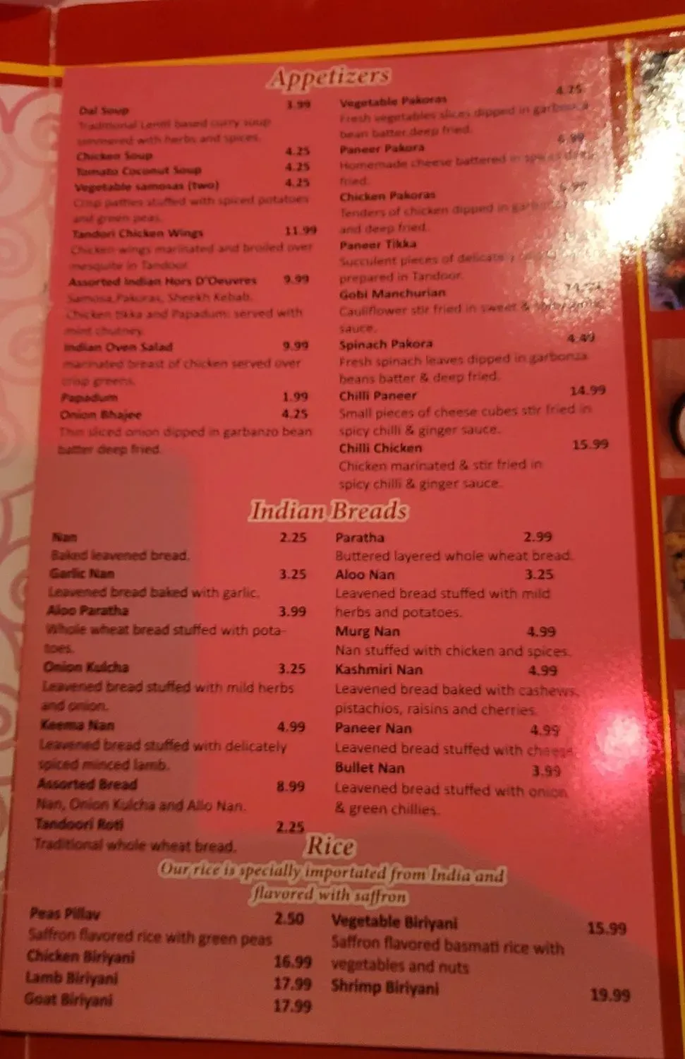 Menu 6