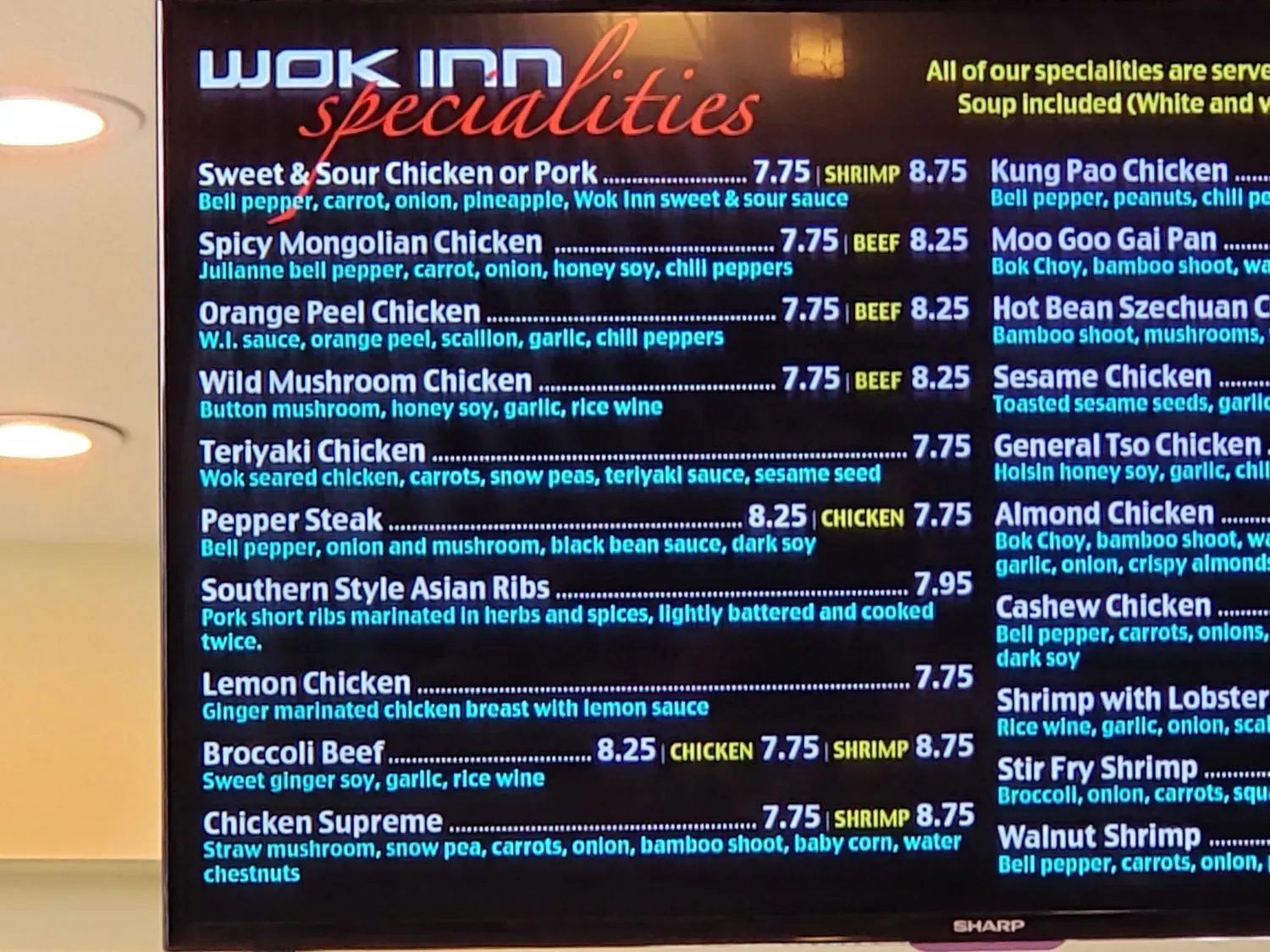 Menu 6