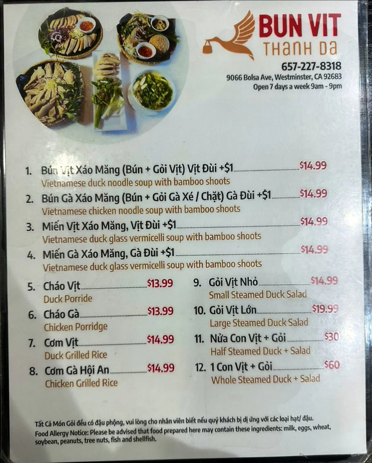 Menu 4