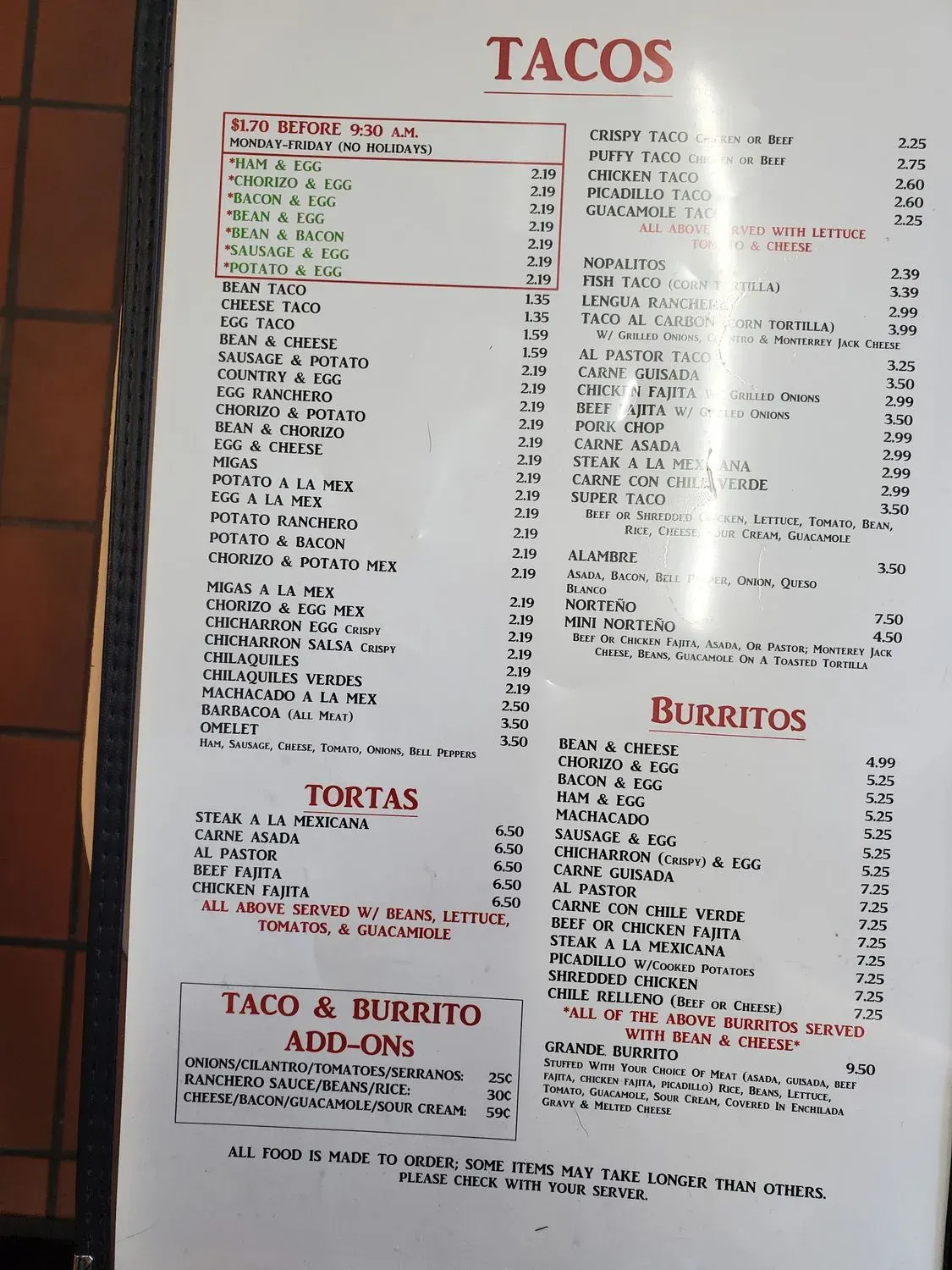 Menu 2