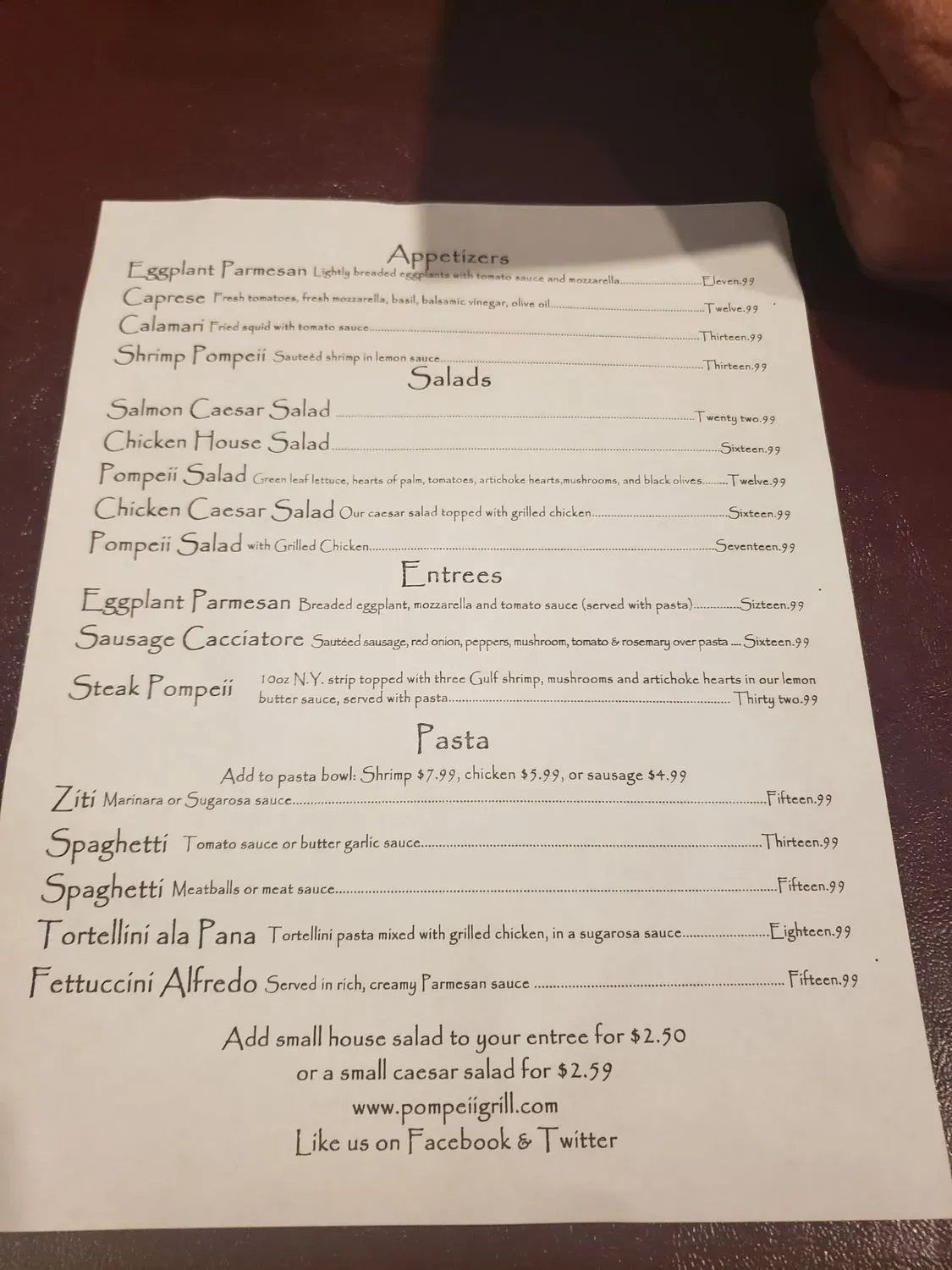 Menu 2