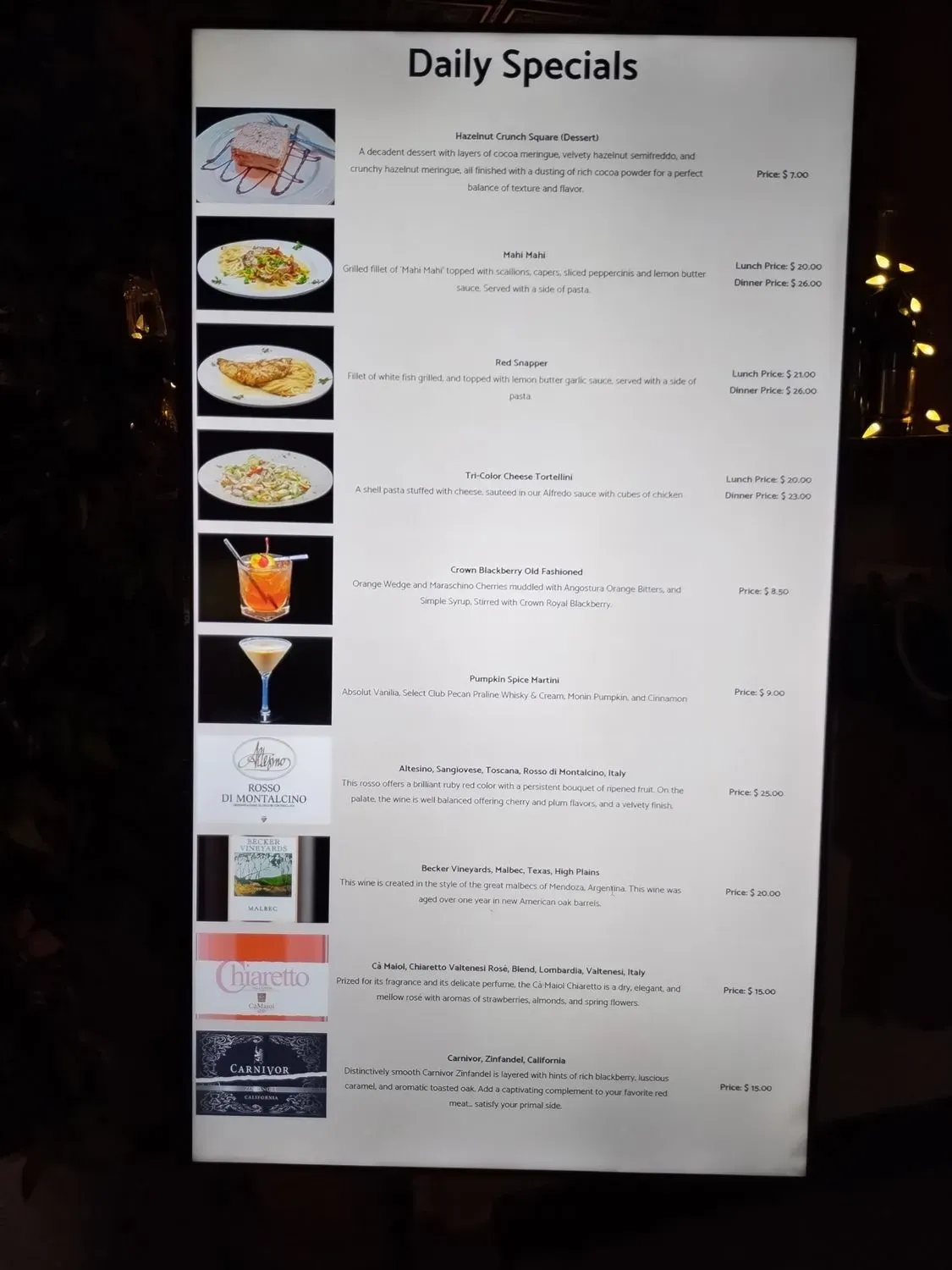 Menu 3