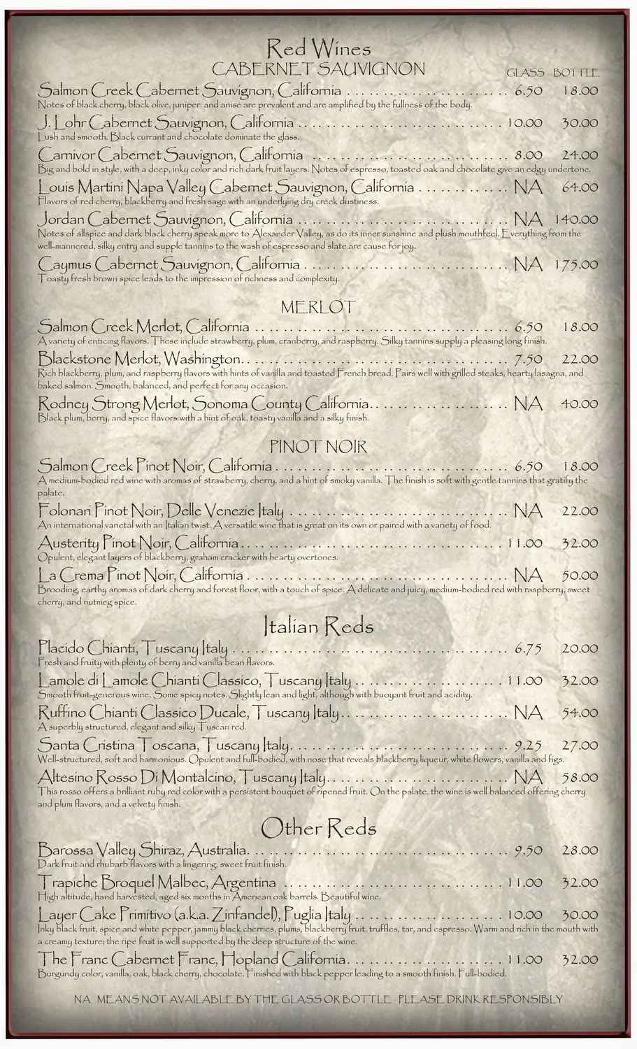 Menu 6