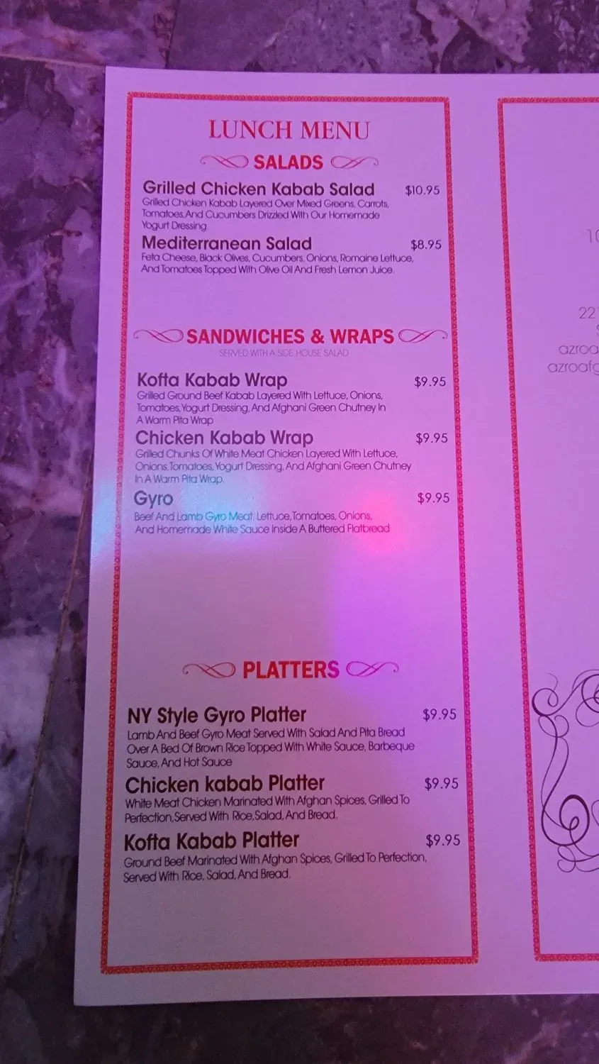 Menu 4