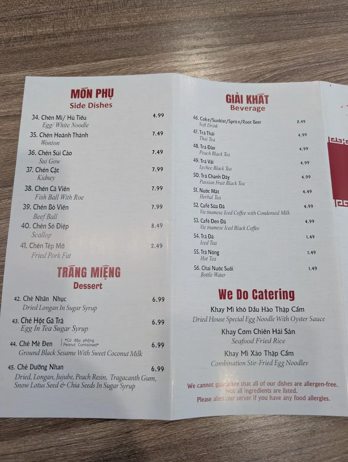 Menu 5