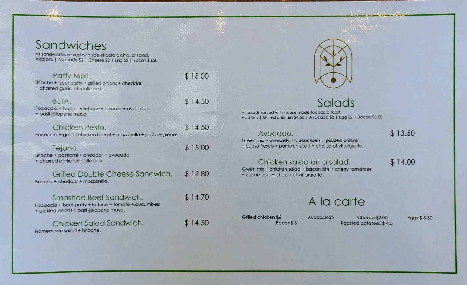 Menu 3