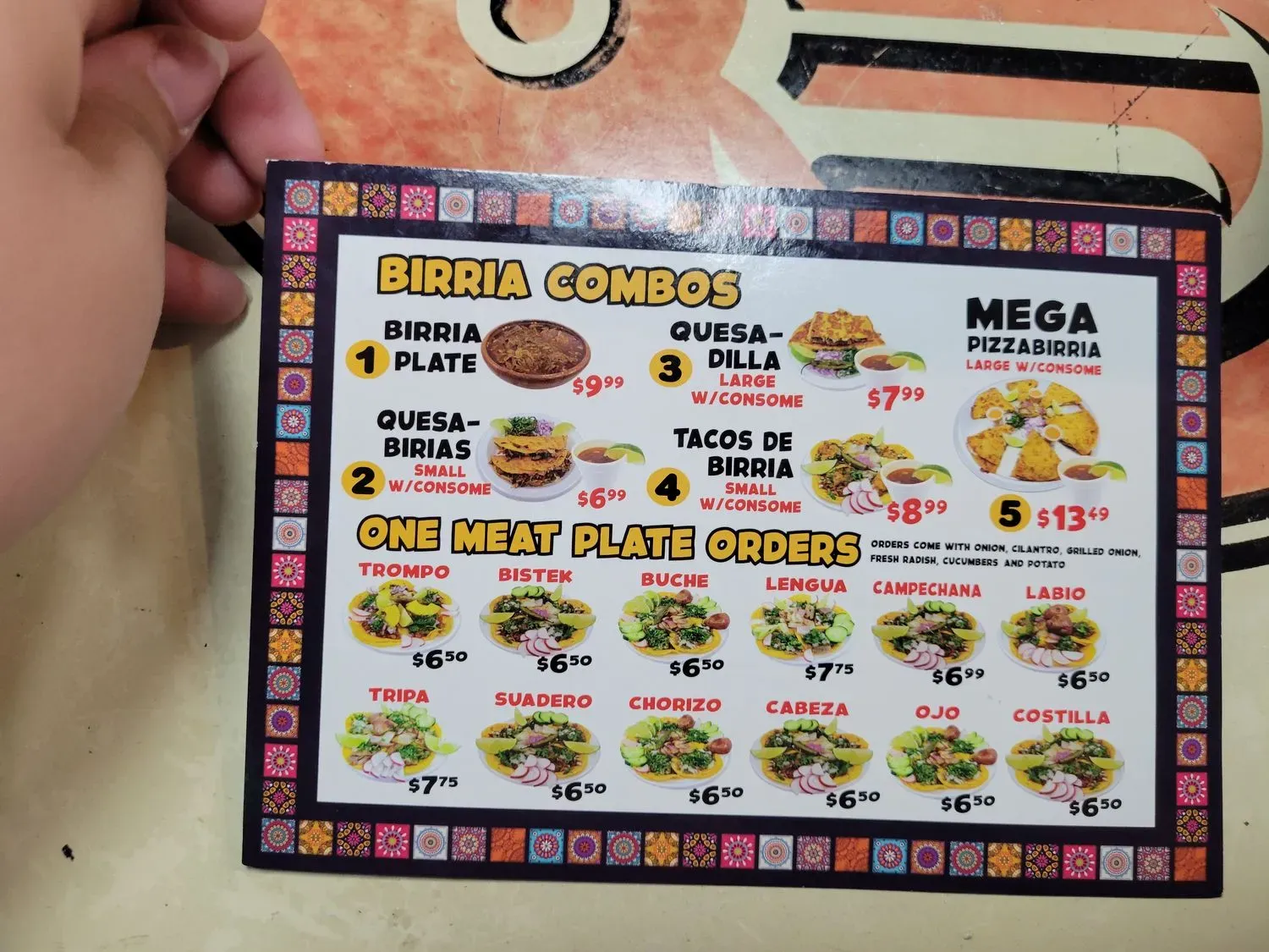 Menu 6