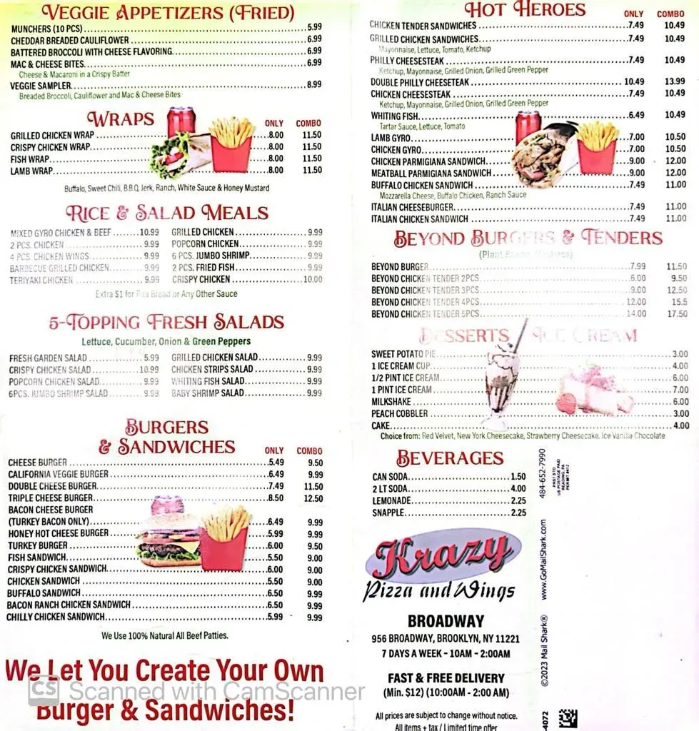 Menu 2