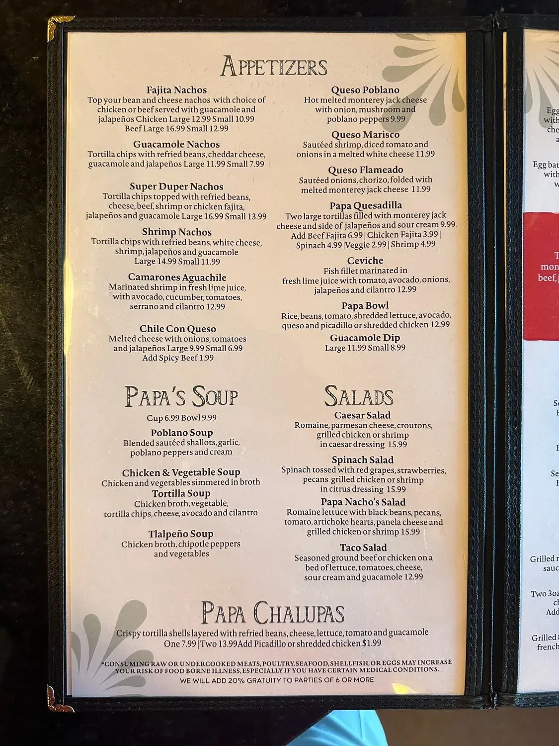 Menu 5