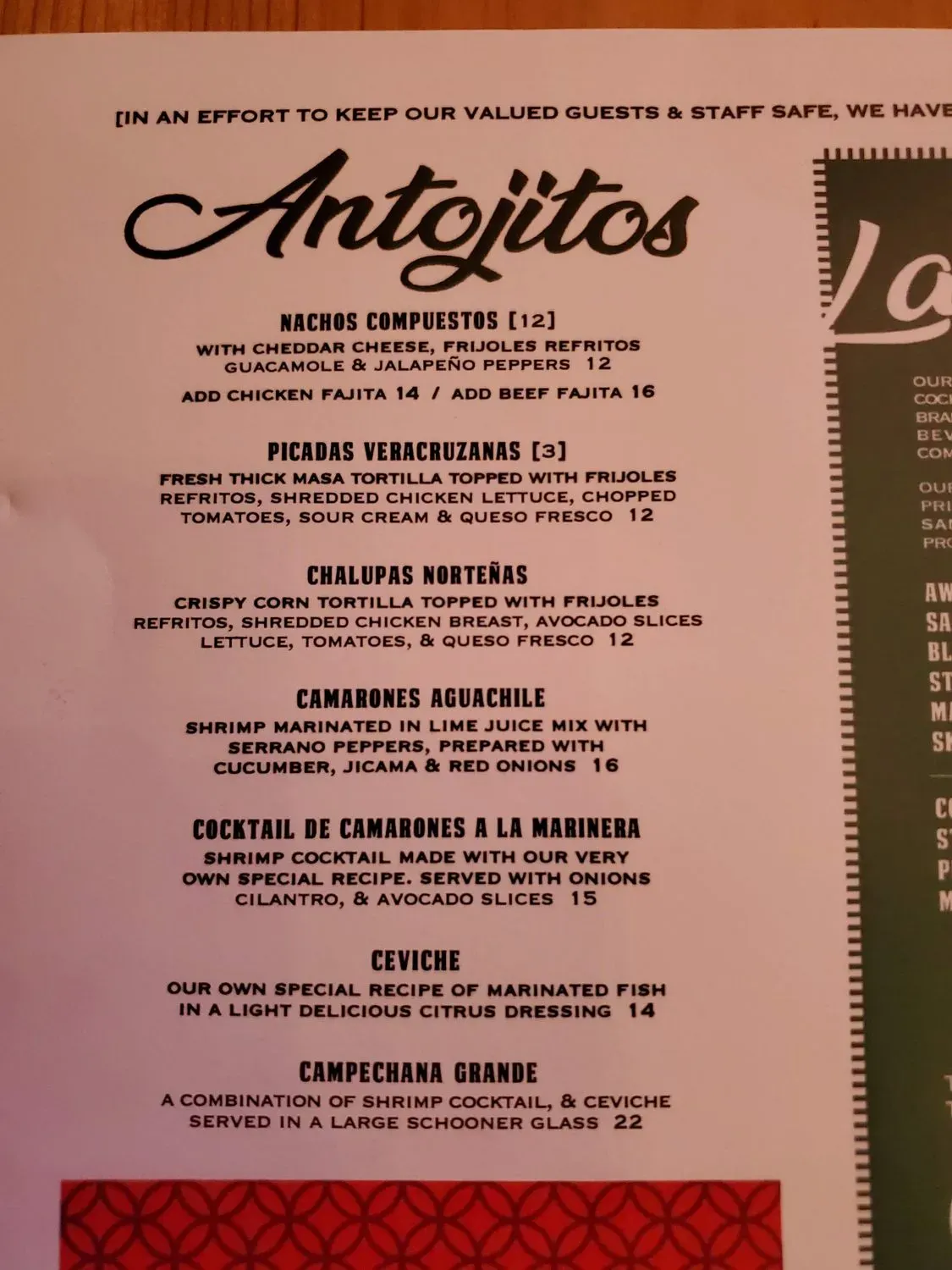 Menu 5