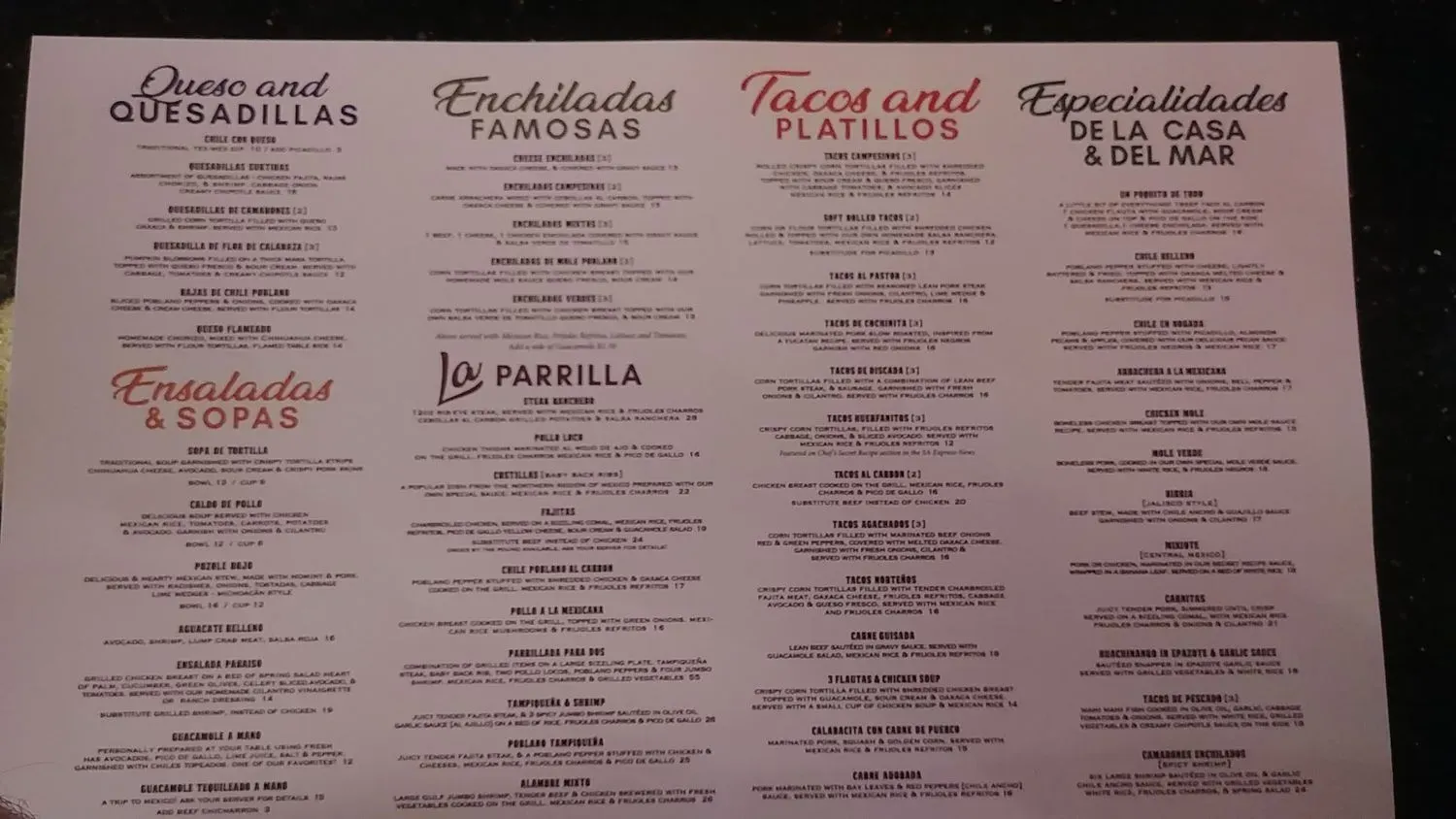 Menu 3