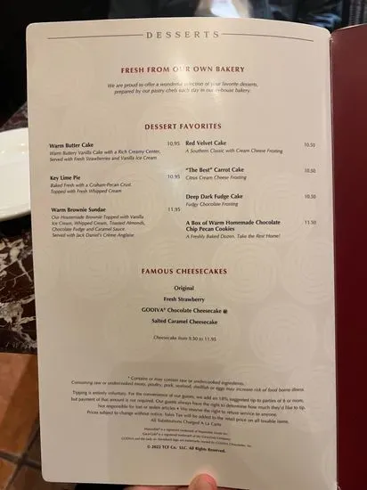 Menu 6