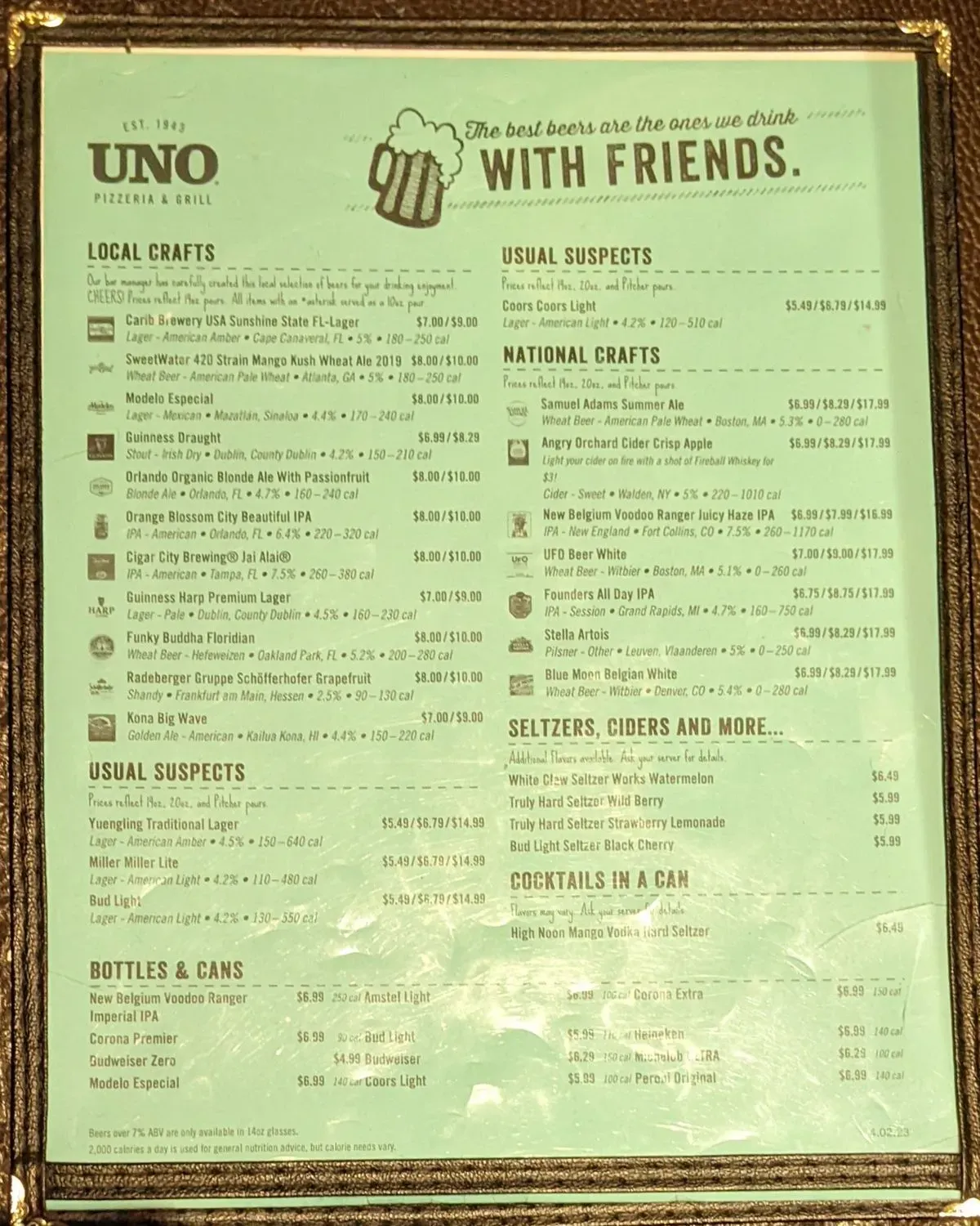 Menu 2