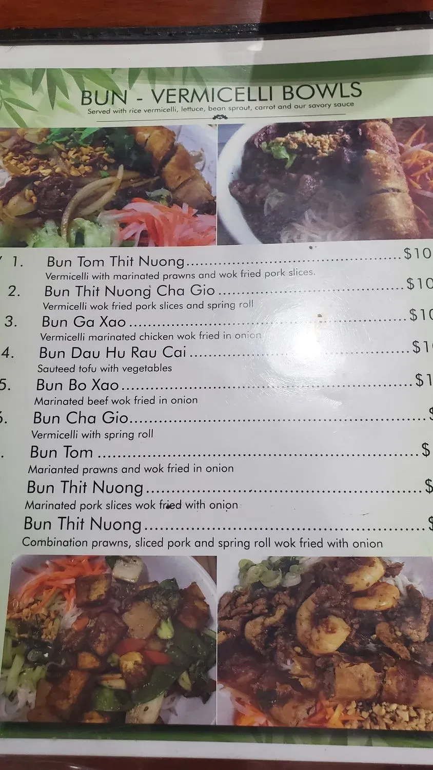 Menu 6