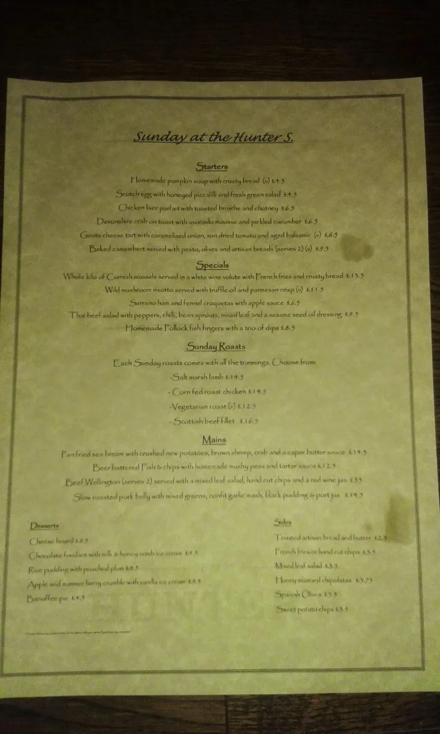 Menu 2