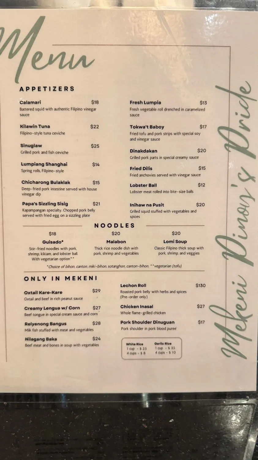 Menu 6