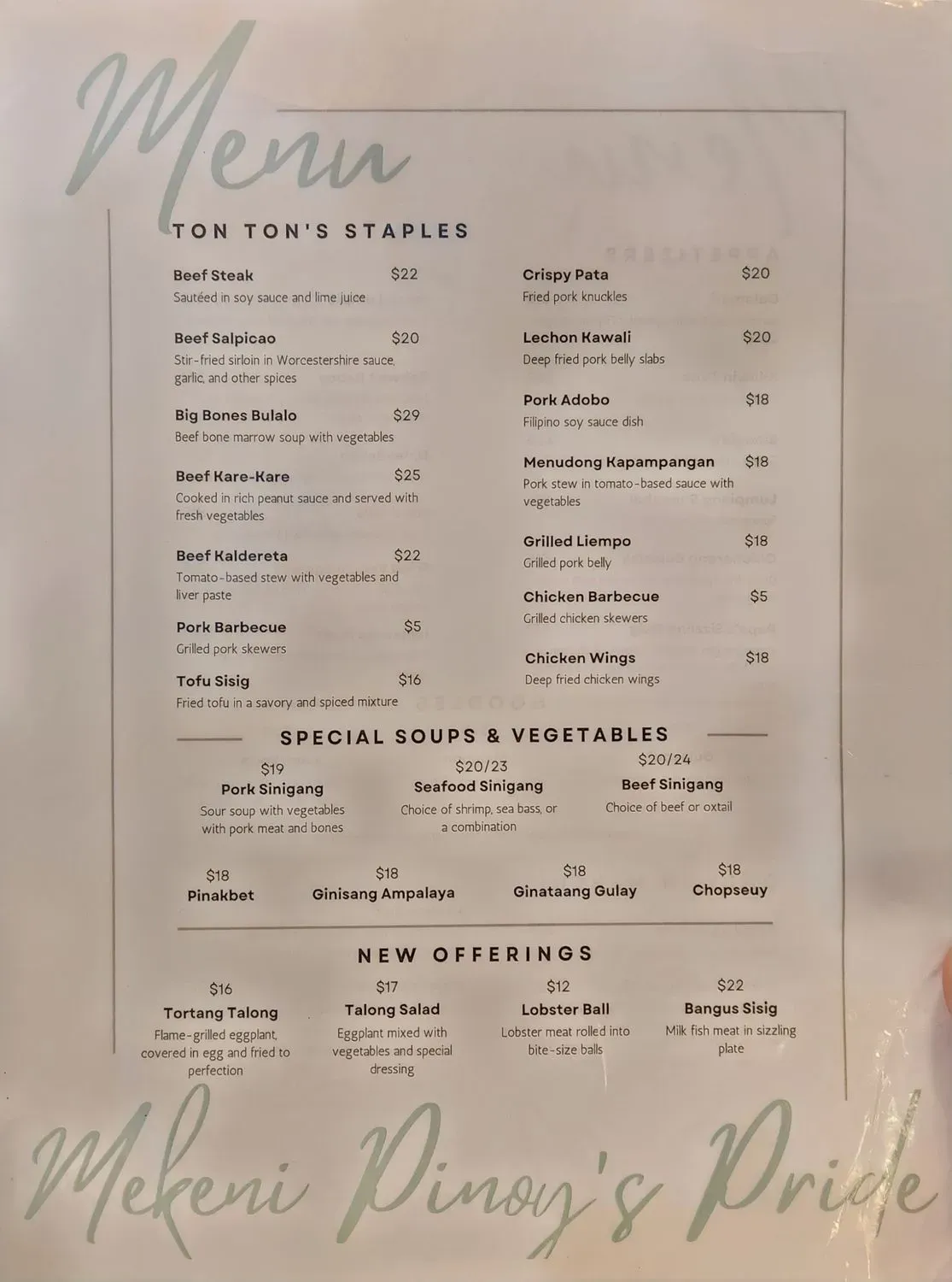 Menu 4