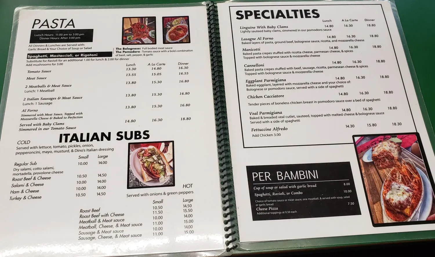 Menu 2