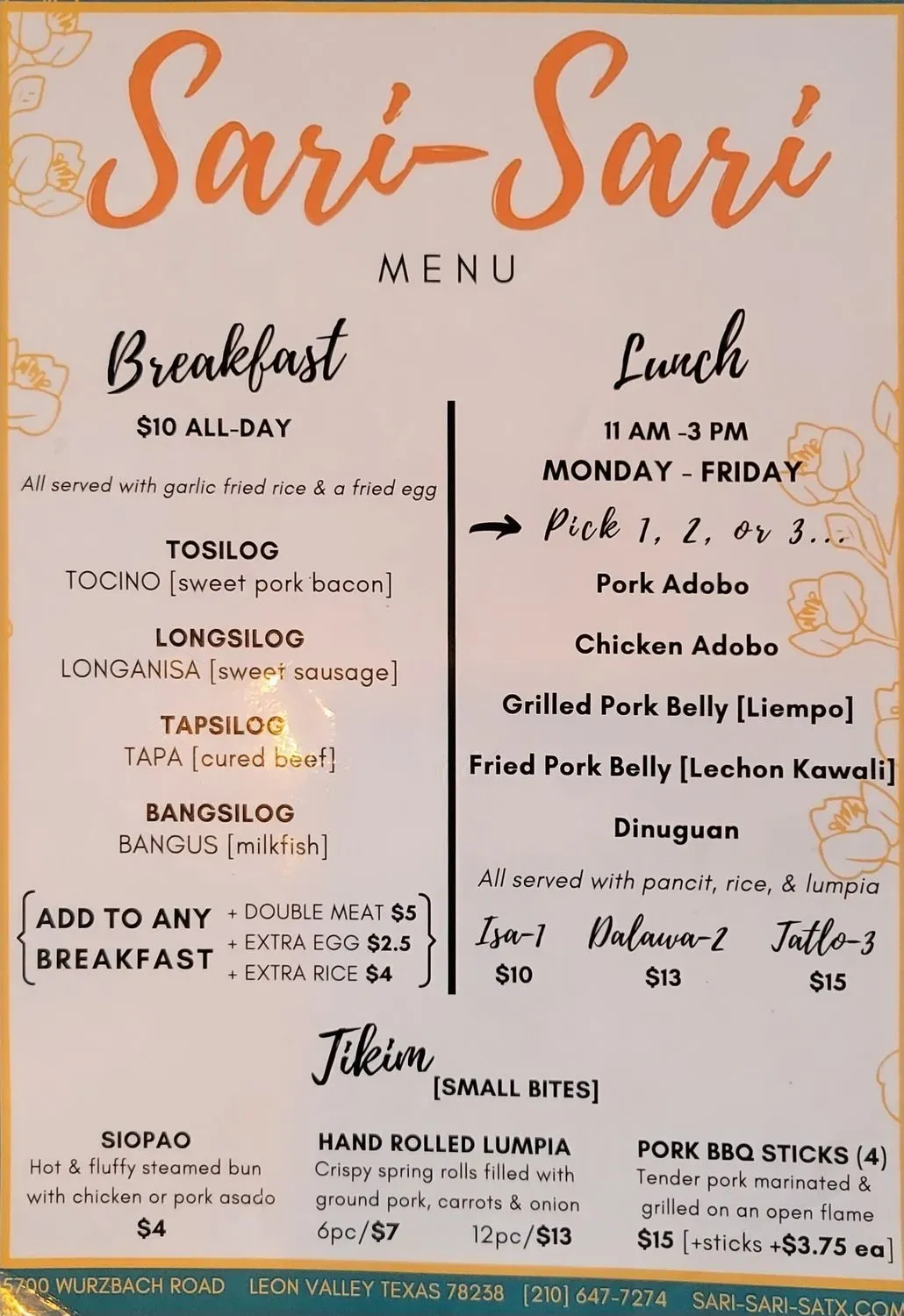 Menu 5