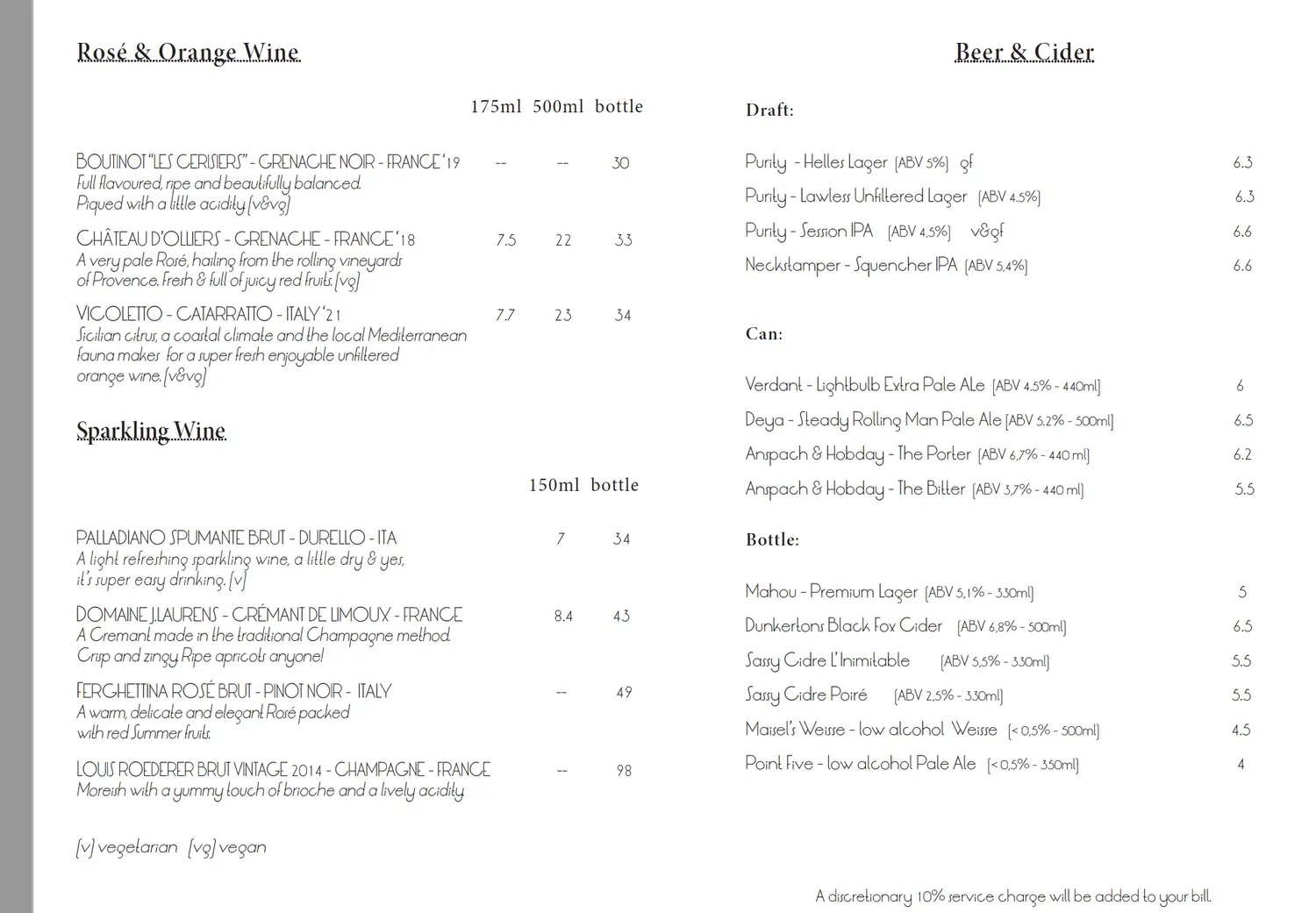 Menu 2