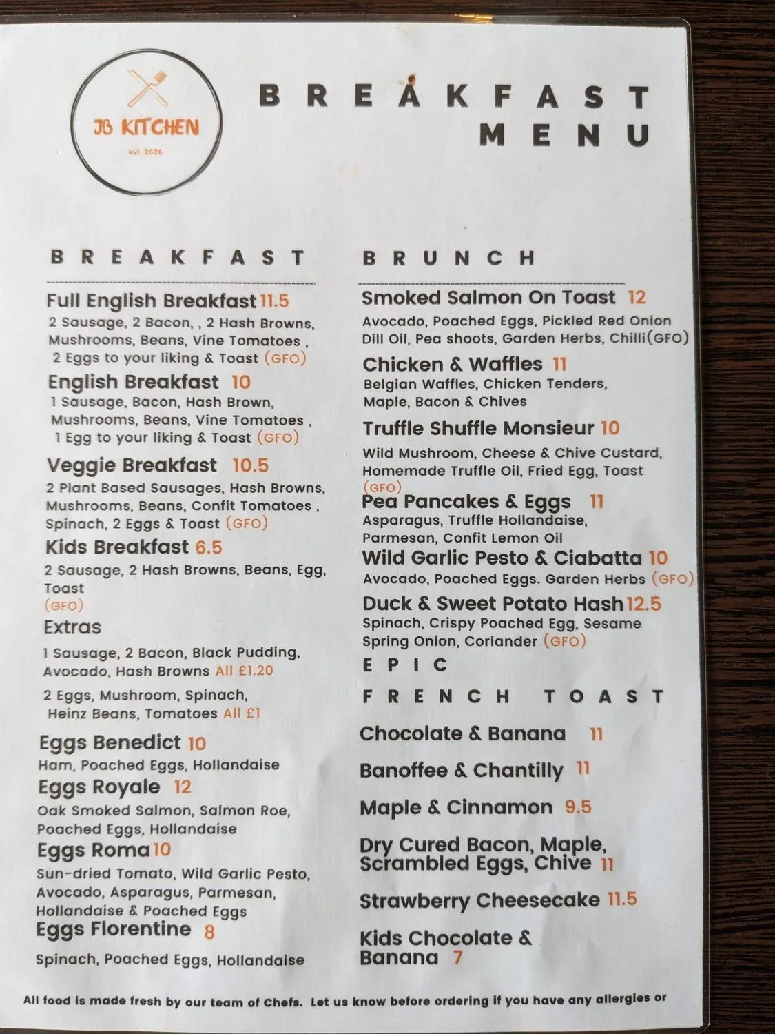 Menu 2