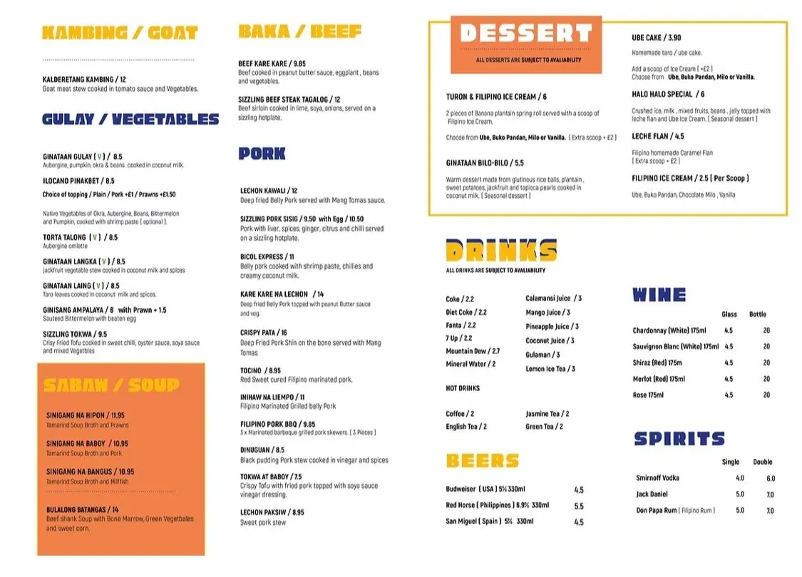 Menu 2