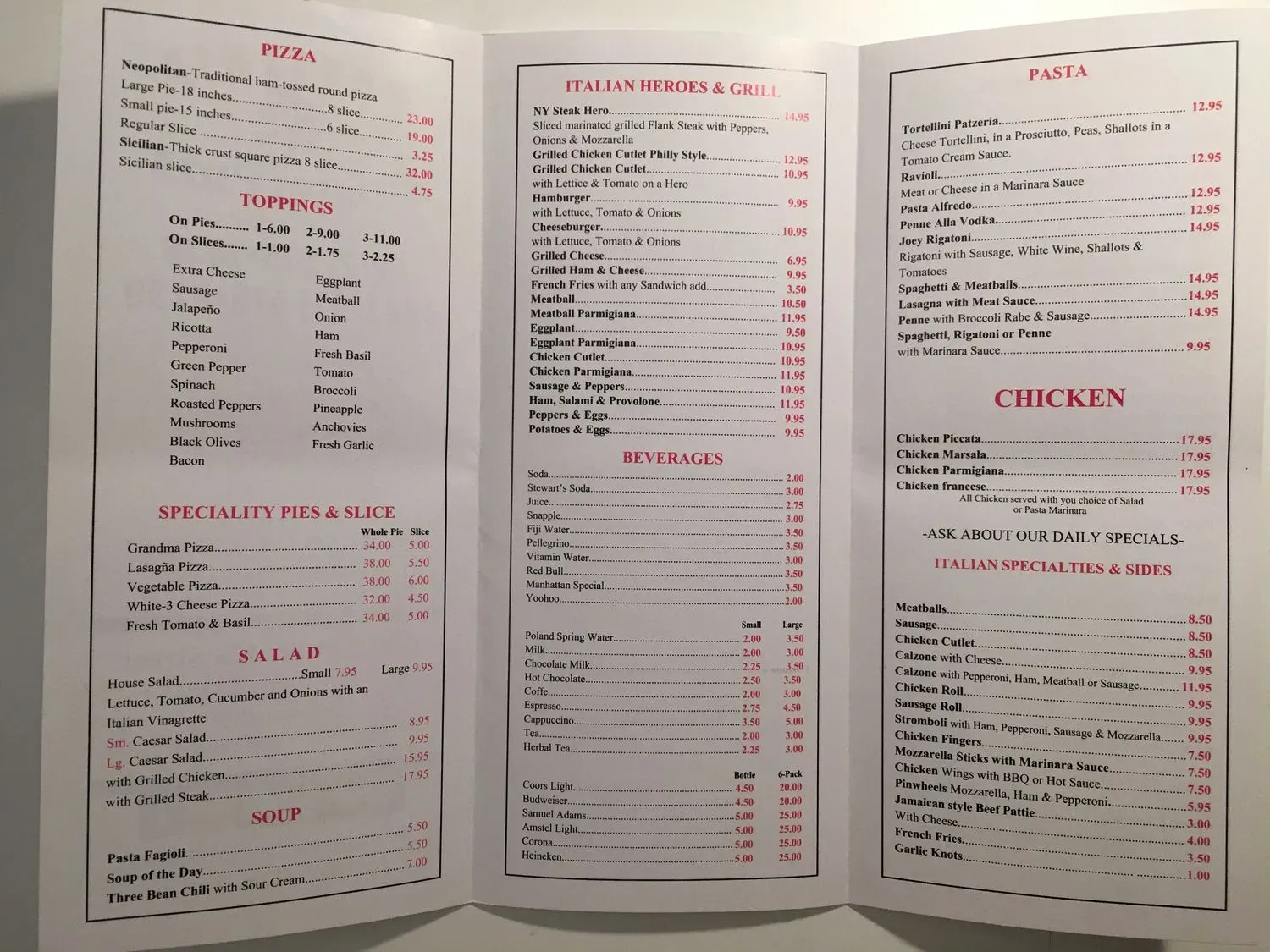 Menu 2