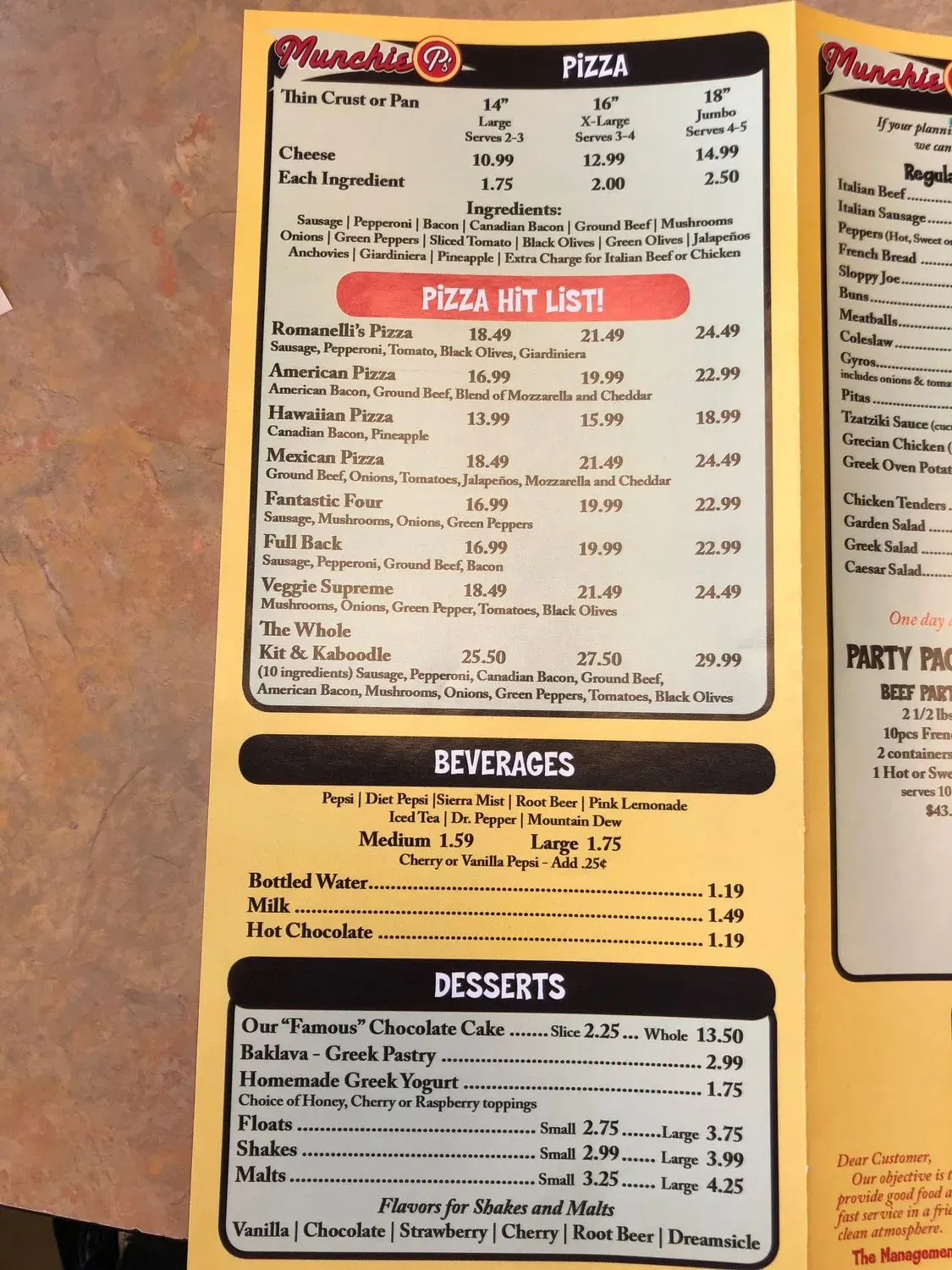 Menu 3