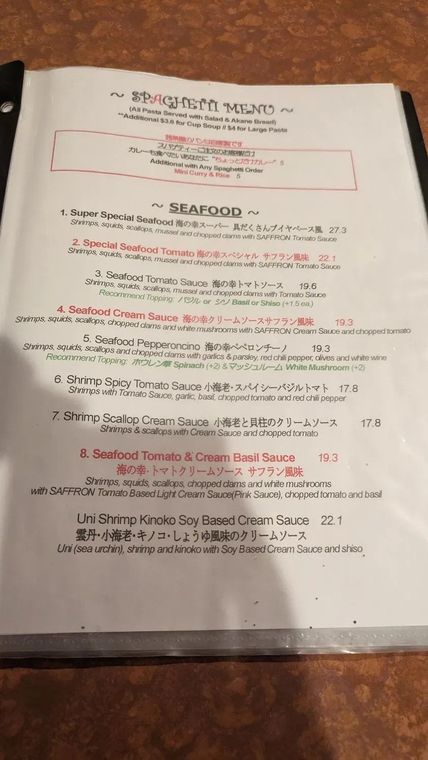 Menu 5