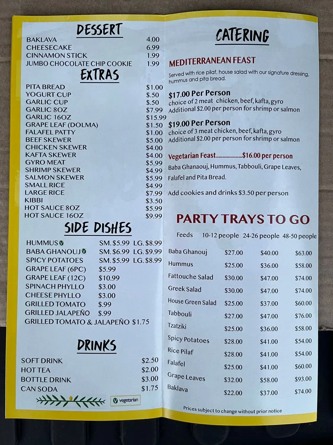 Menu 2