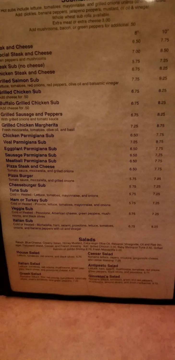 Menu 6