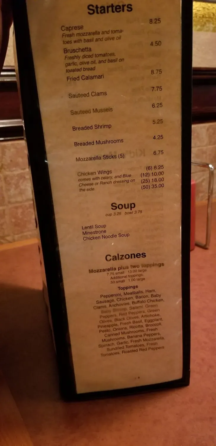 Menu 5