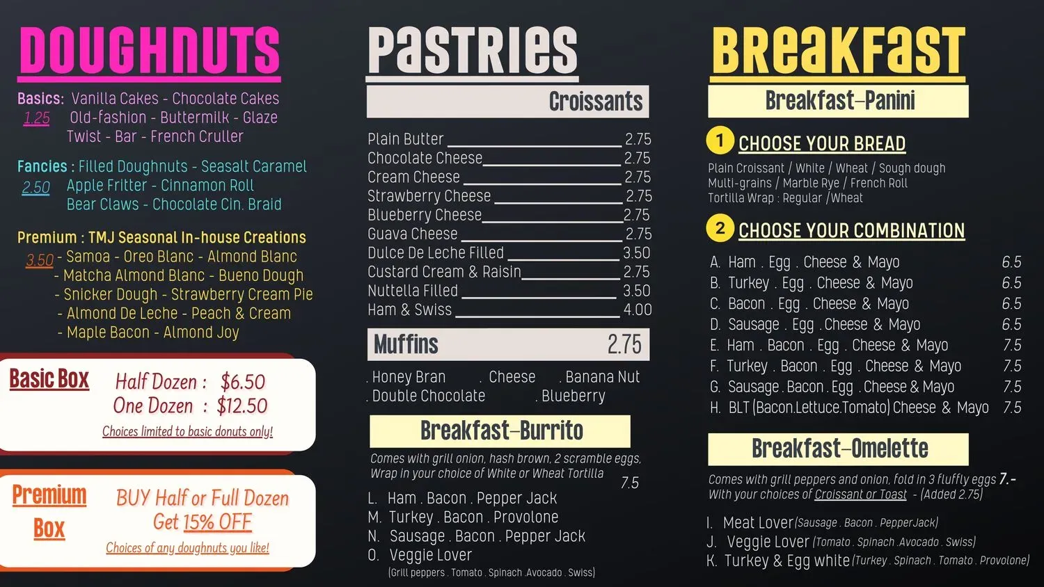 Menu 3