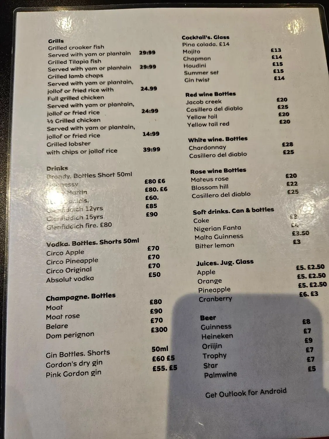 Menu 2